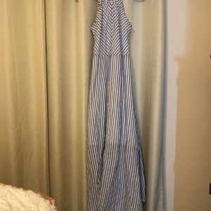 Striped maxi dress
